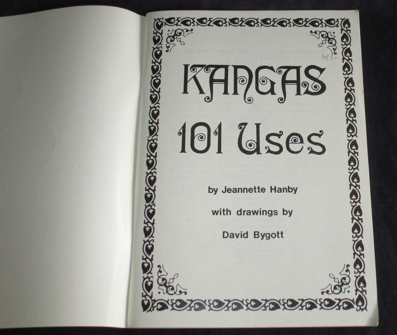 Livro Kangas 101 Uses