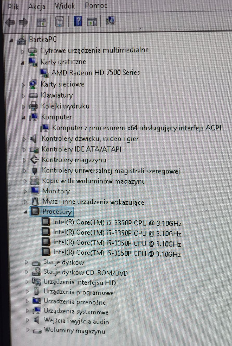 Komputer stacjonarny PC HP Pavilion i5 RADEON