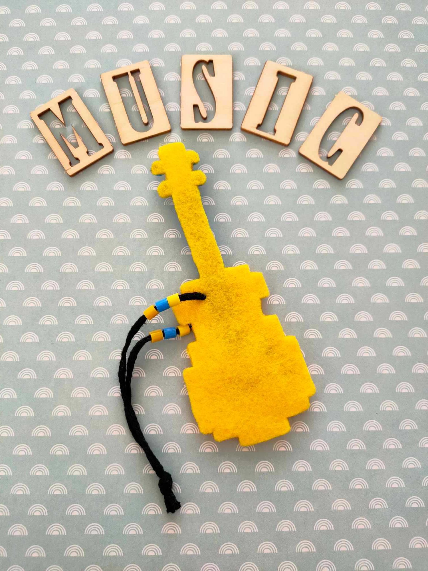 Brelok gitara Hand made