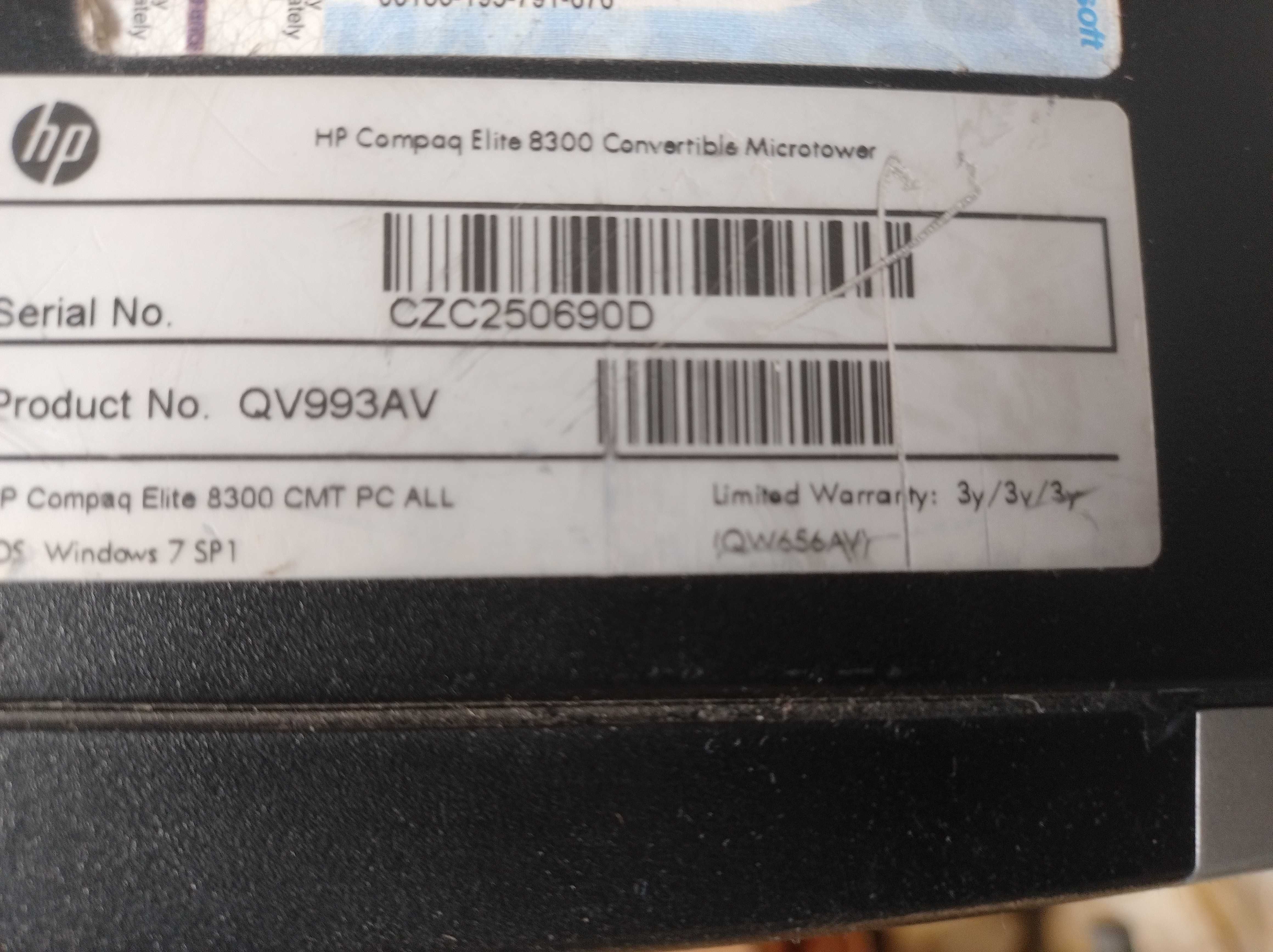 Komputer stacjonarny HP Elite compaq 8300
