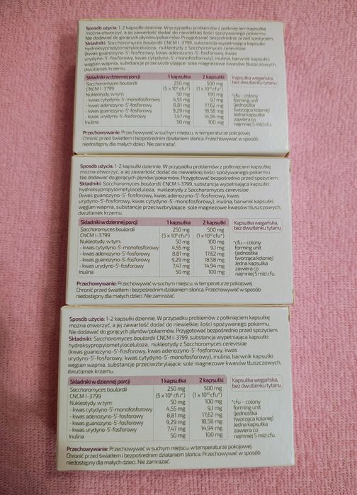 Diarof probiotyk 3 opakowania nowe dw. 12.2025 r.