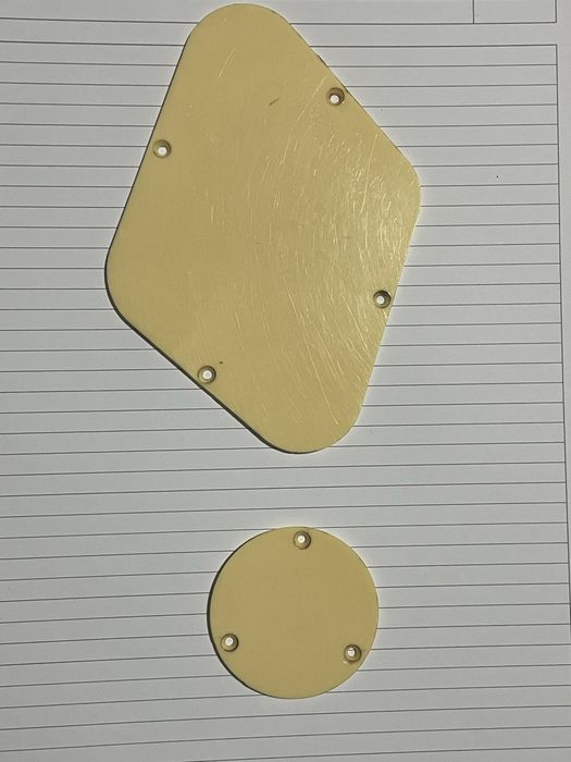 Guitarra Les Paul: Tampa Control Plate Cream - Tampa Switchplate Cream