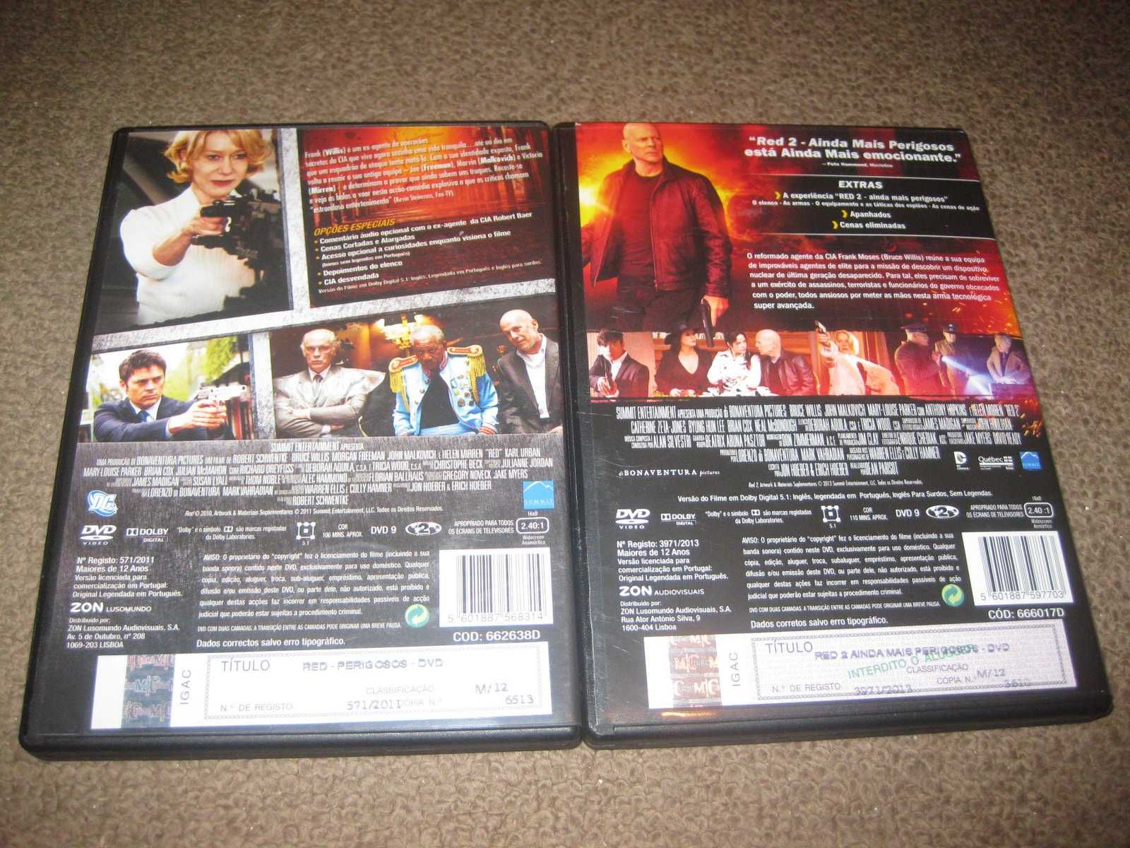 Colecção Completa em DVD "Red" com Bruce Willis