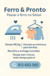 Roupa engomada com recolha e entrega