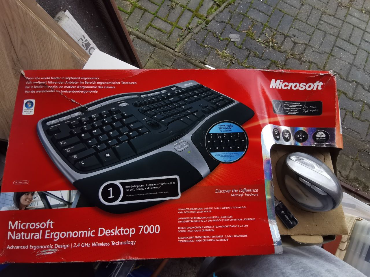 Klawiatura Microsoft Natural Ergonomiczne Desktop 7000