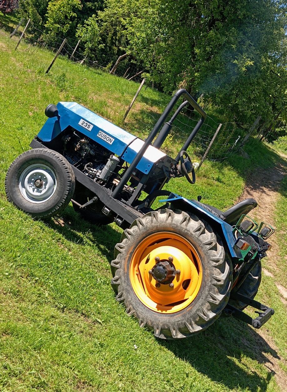 Traktor/Ciągnik SAM 2.4D MOCNY Samoróbka z podnośnikiem.