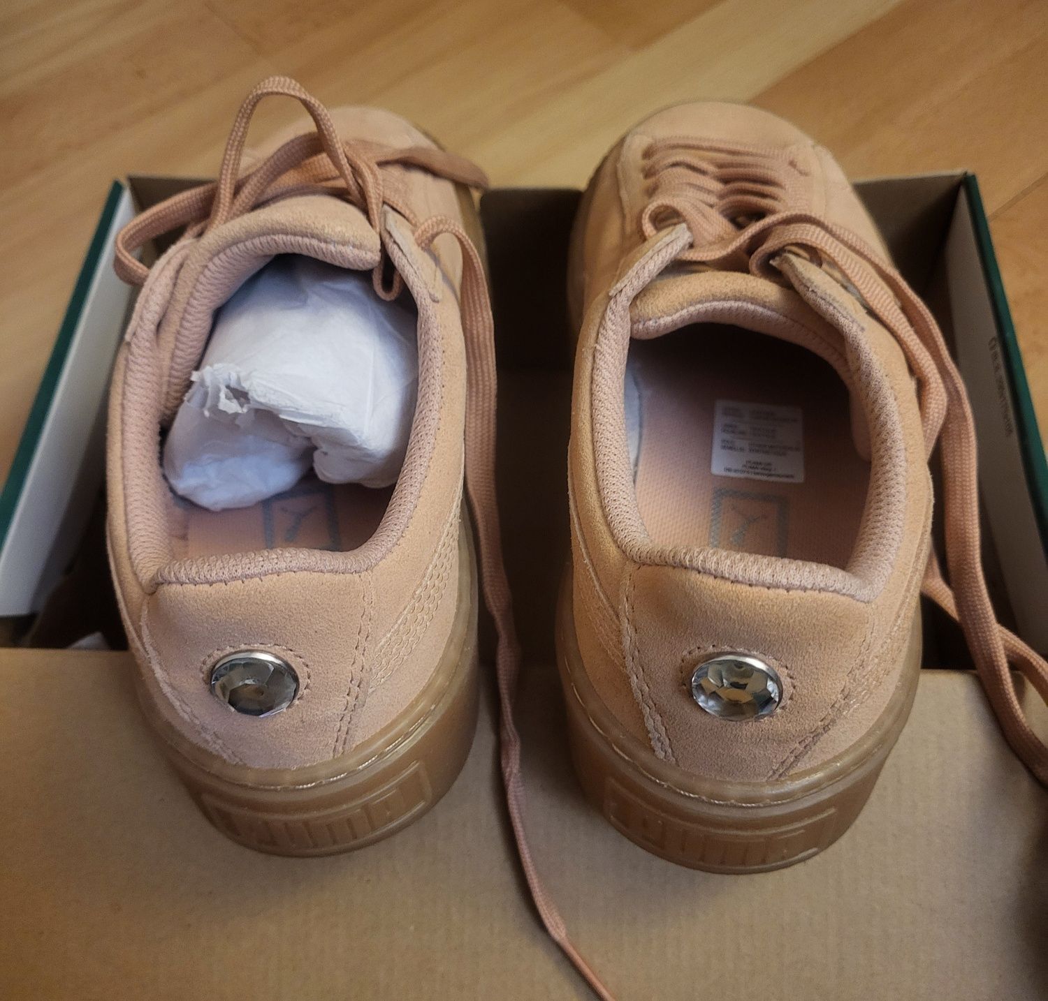 Puma Suede Platform Jewel Jr