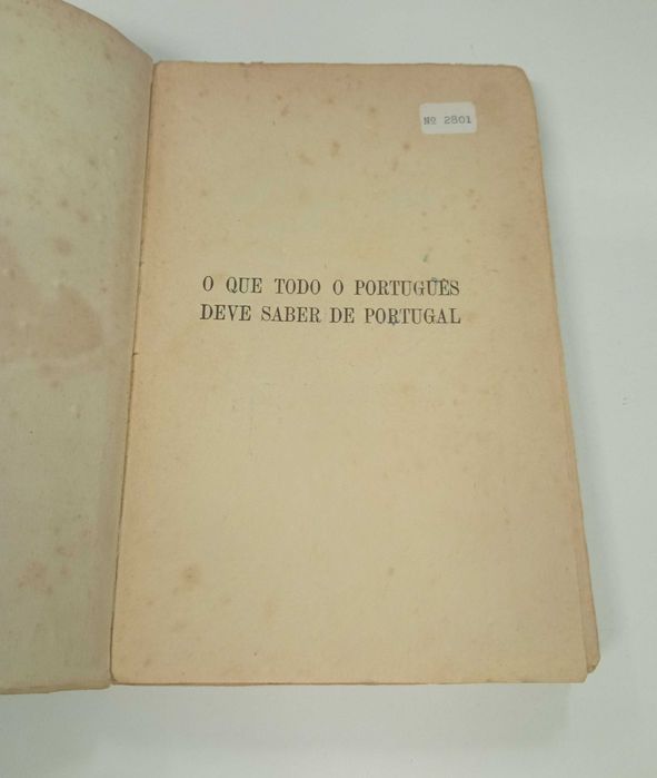 O que todo o Português deve saber de Portugal, Forjaz de Sampaio
