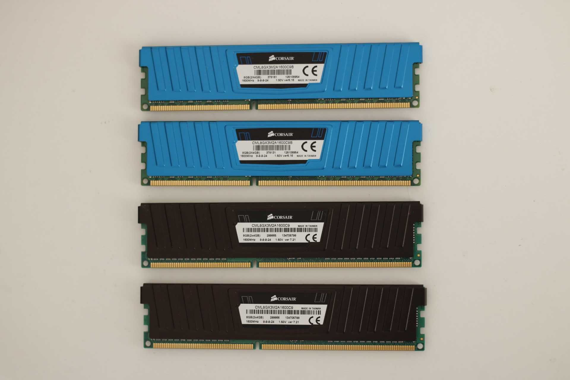 Pamięć RAM 16GB Corsair Vengeance LP 4x4GB 1600MHz DDR3 CL9