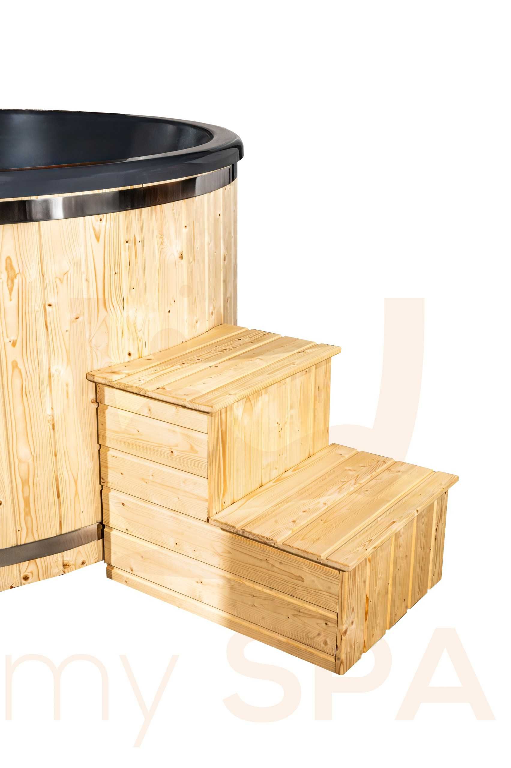 Balia Ogrodowa Jacuzzi ruska bania Hot Tub Beczka Pokrywa Termiczna