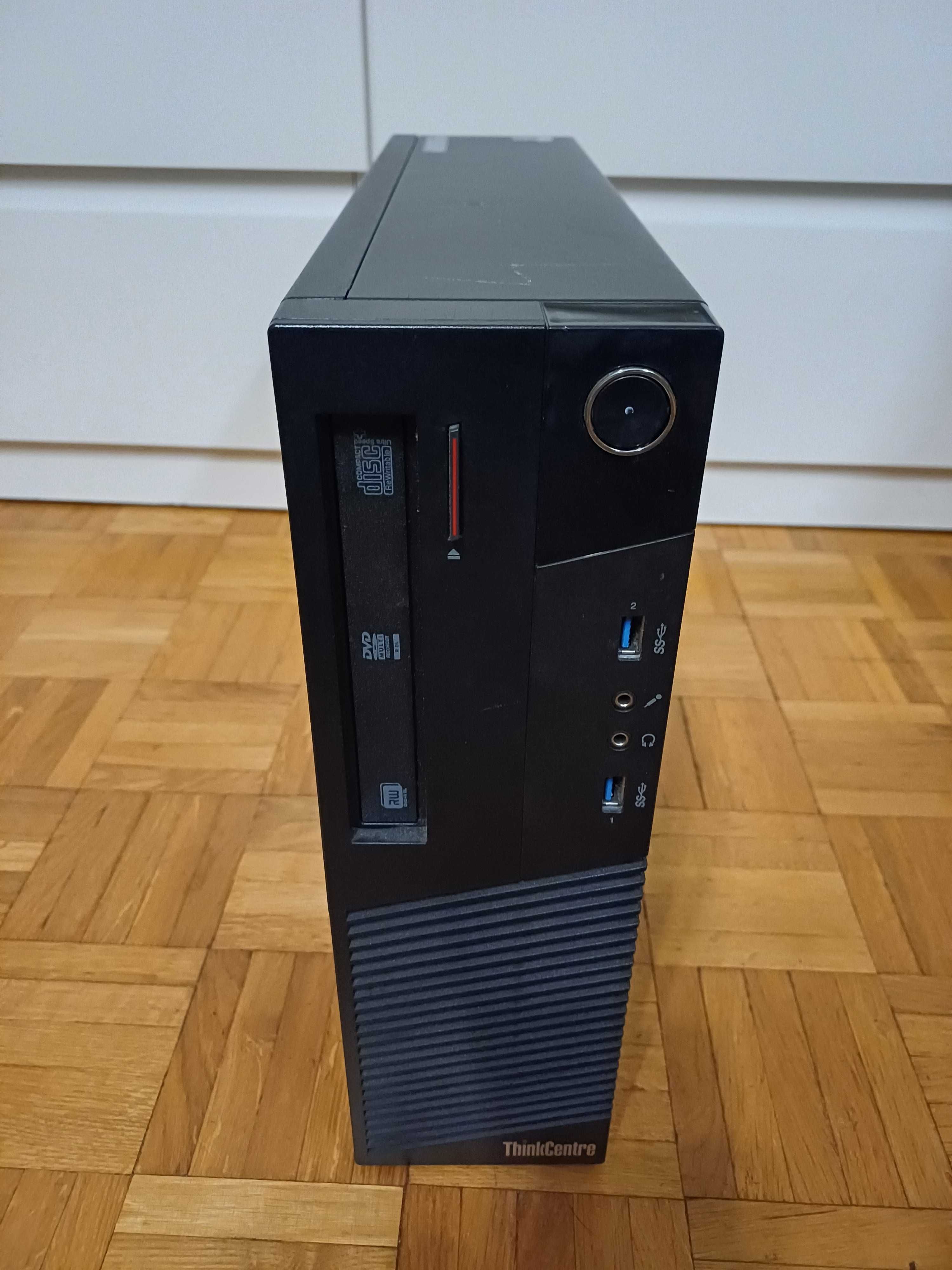 Solidny Lenowo M83, CPU 3GHz, 8GB DDR3, Dyski 750GB , WIFI, Windows 11