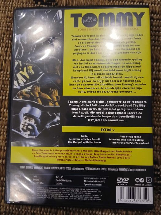 DVD Filme Tommy dos The Who