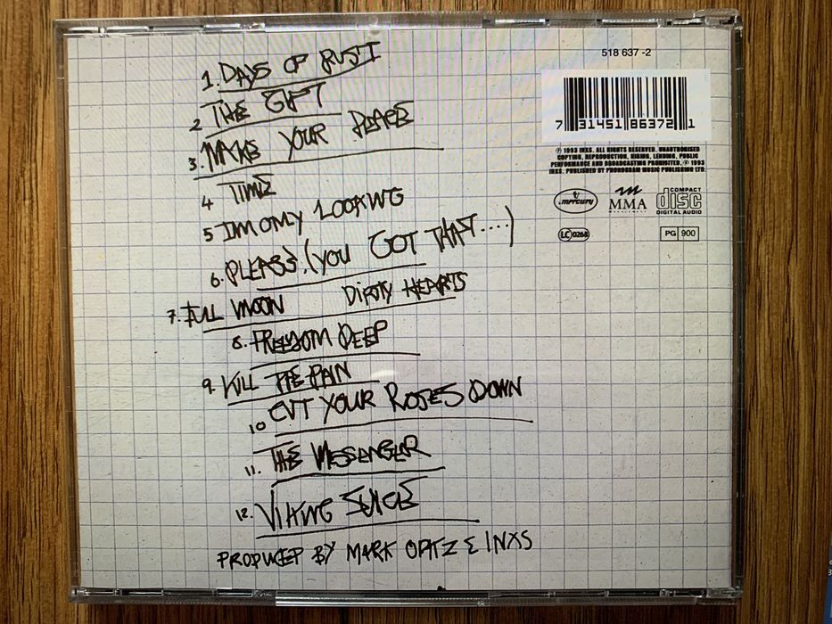 INXS - Full Moon, Dirty Hearts - cd