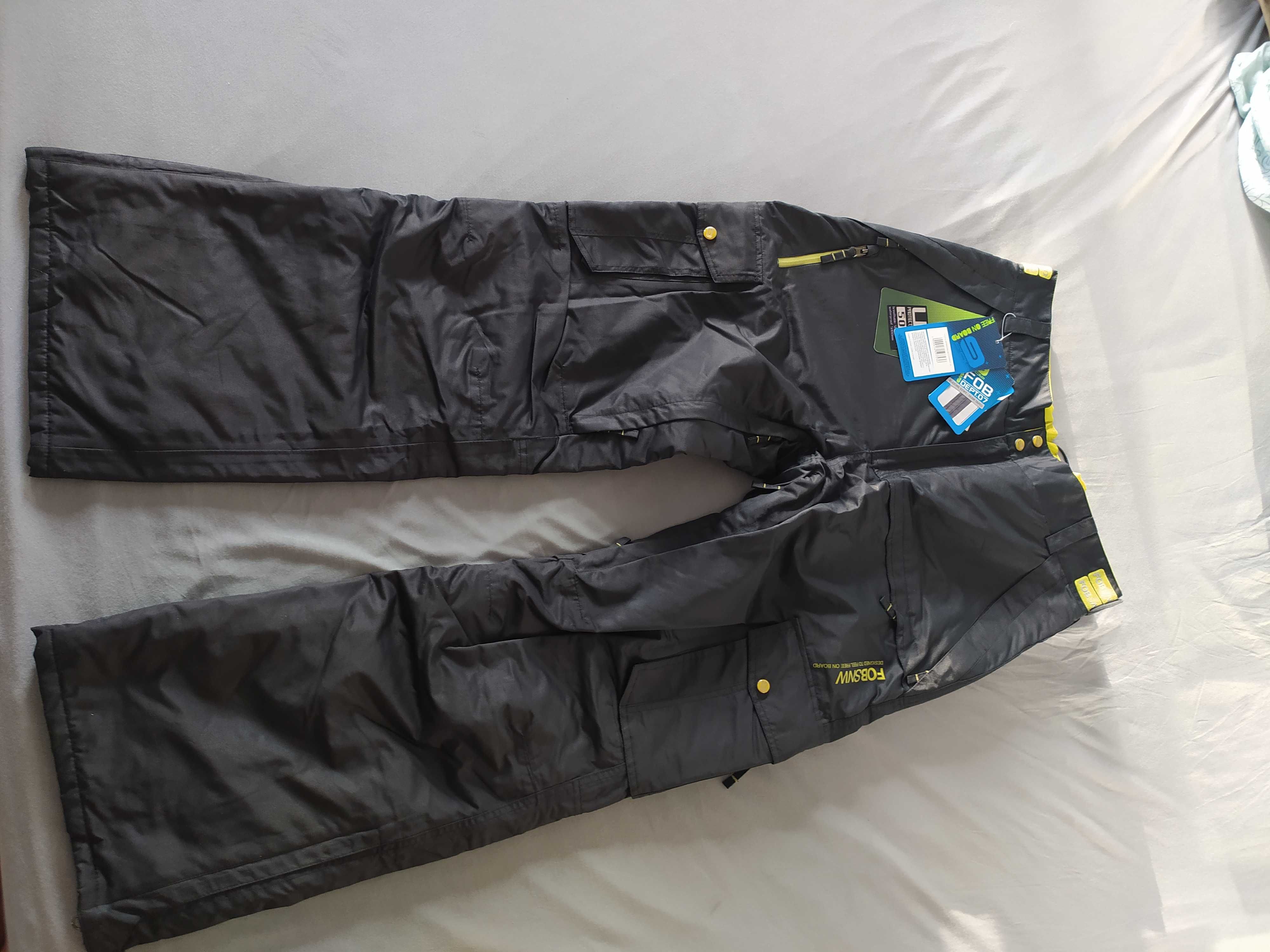 Nowy komplet snowboardowy FOB w rozm. XXL