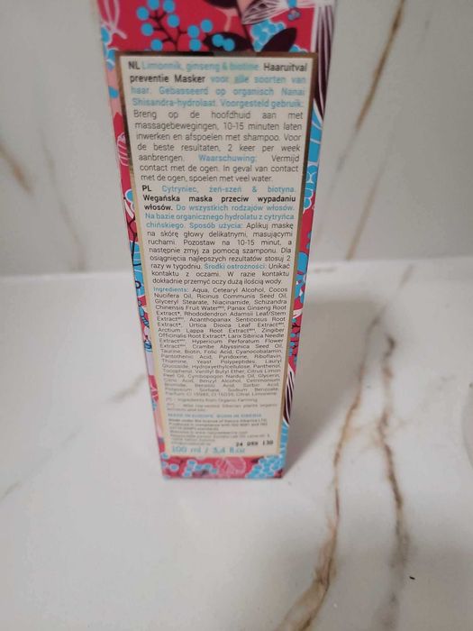natura siberica wegańska maska peeling przeciw wypadaniu włosów nowa