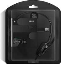 EPOS PC 7 USB Słuchawka z mikrofonem USB PC Call Center HEADSET