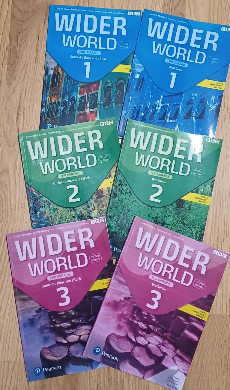 Підручники  робочий зошитWider World