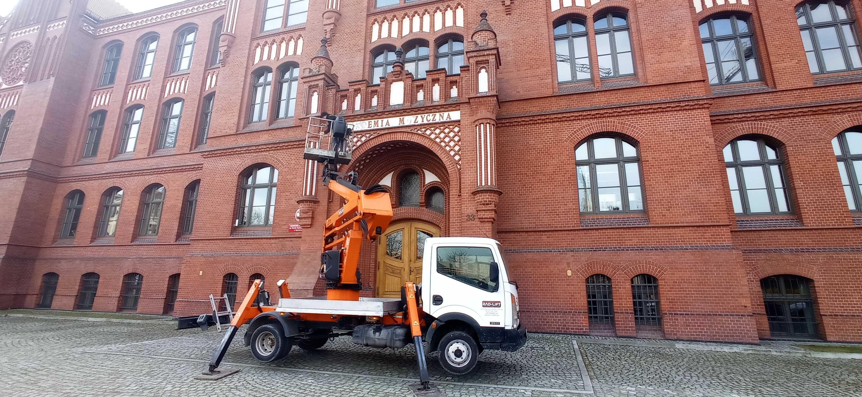 Wynajem zwyżki, podnośnik koszowy 19-27m Bytom