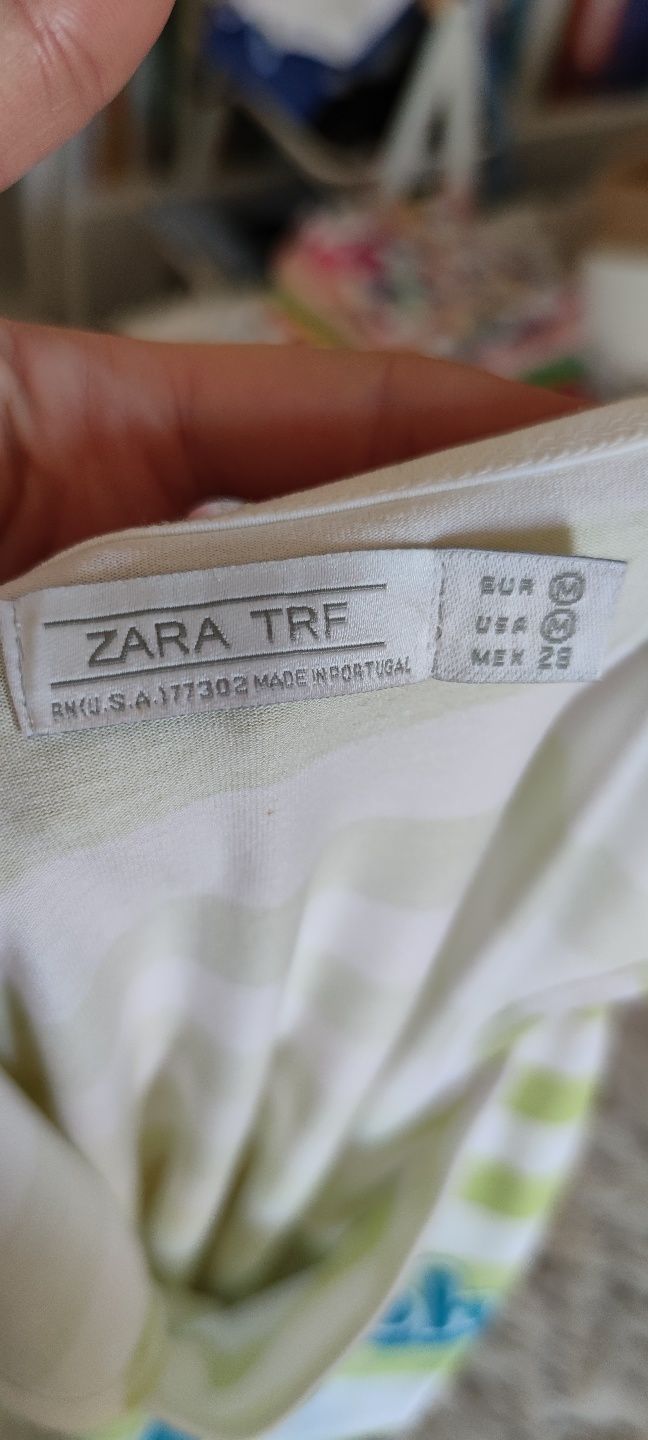 Letni top bluzka koszulka vintage Zara S M y2k coquette lato na lato