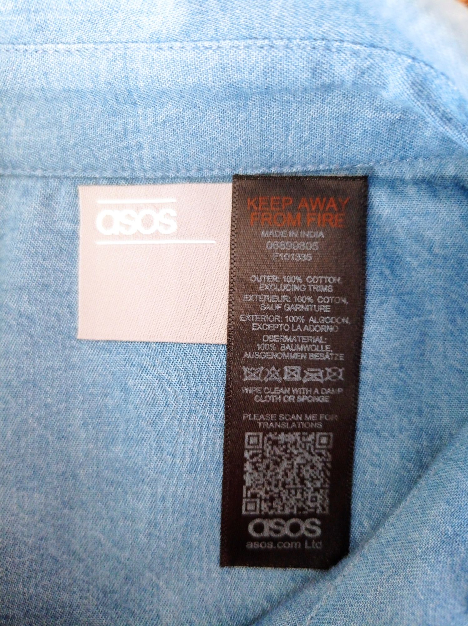 Kołnierzyk jeans ASOS