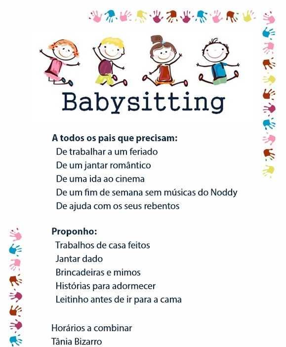 Babysitter oferece-se