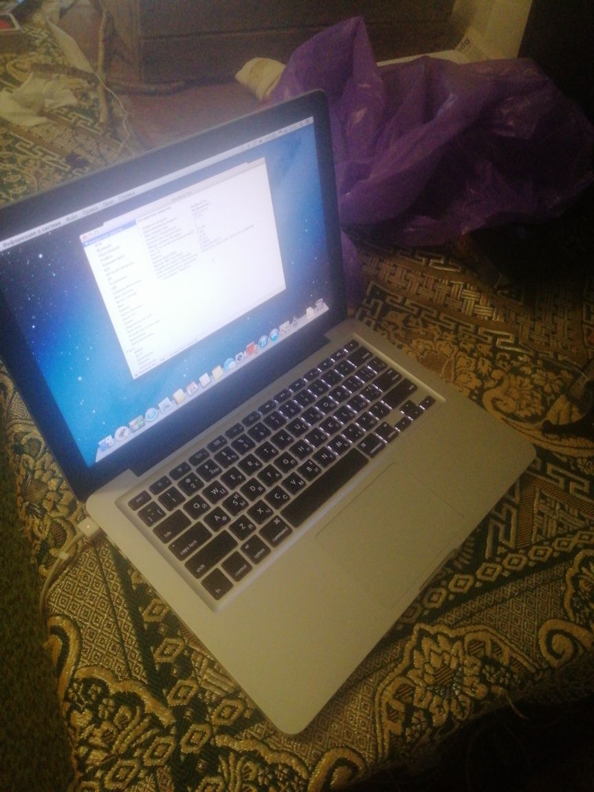 Mac book pro 8,1  i5  16gb  500+ssd 240gb