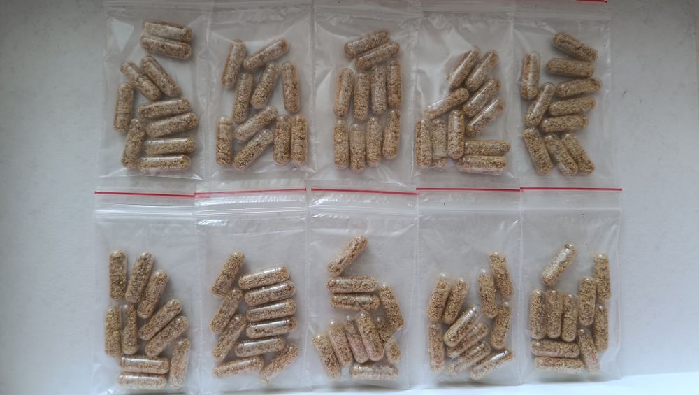 Капсули грибів, гриби сушені