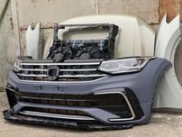 Бампер volkswagen tiguan r-line 2021 2022 2023 2024 так же есть задний