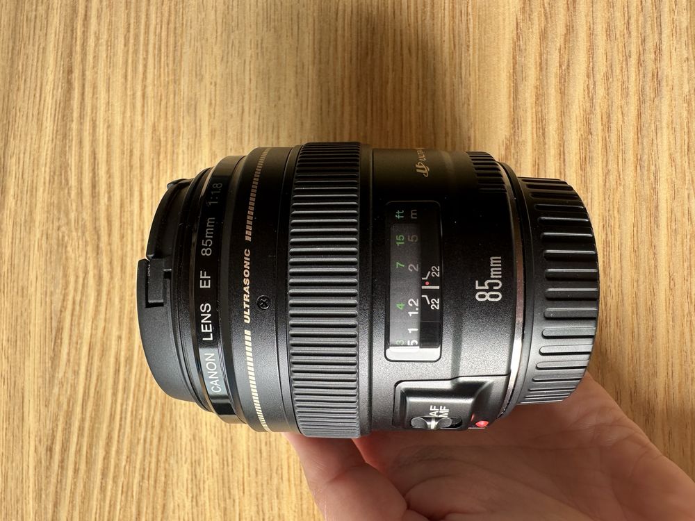 Lente Canon EF 85mm 1:1.8