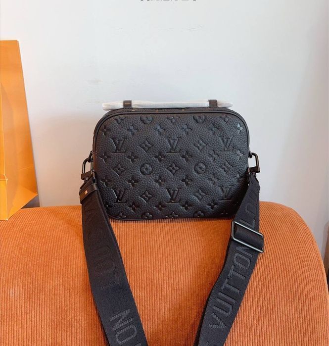 LOUIS VUITTON S LOCK сумка мужская кожаная через плечо мессенджер