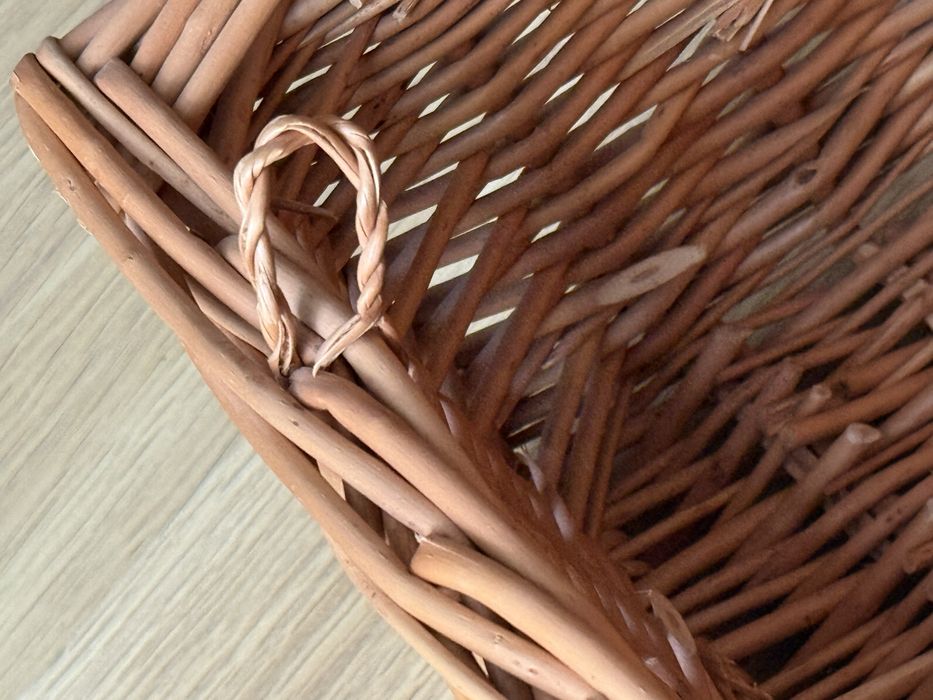 Kosz wiklinowy prostokatny