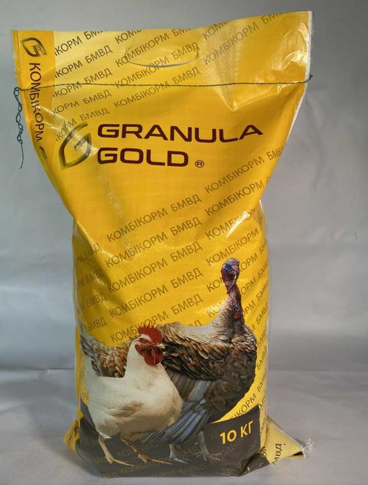 Комбікорм та БМВД ТМ "Granula Gold"
