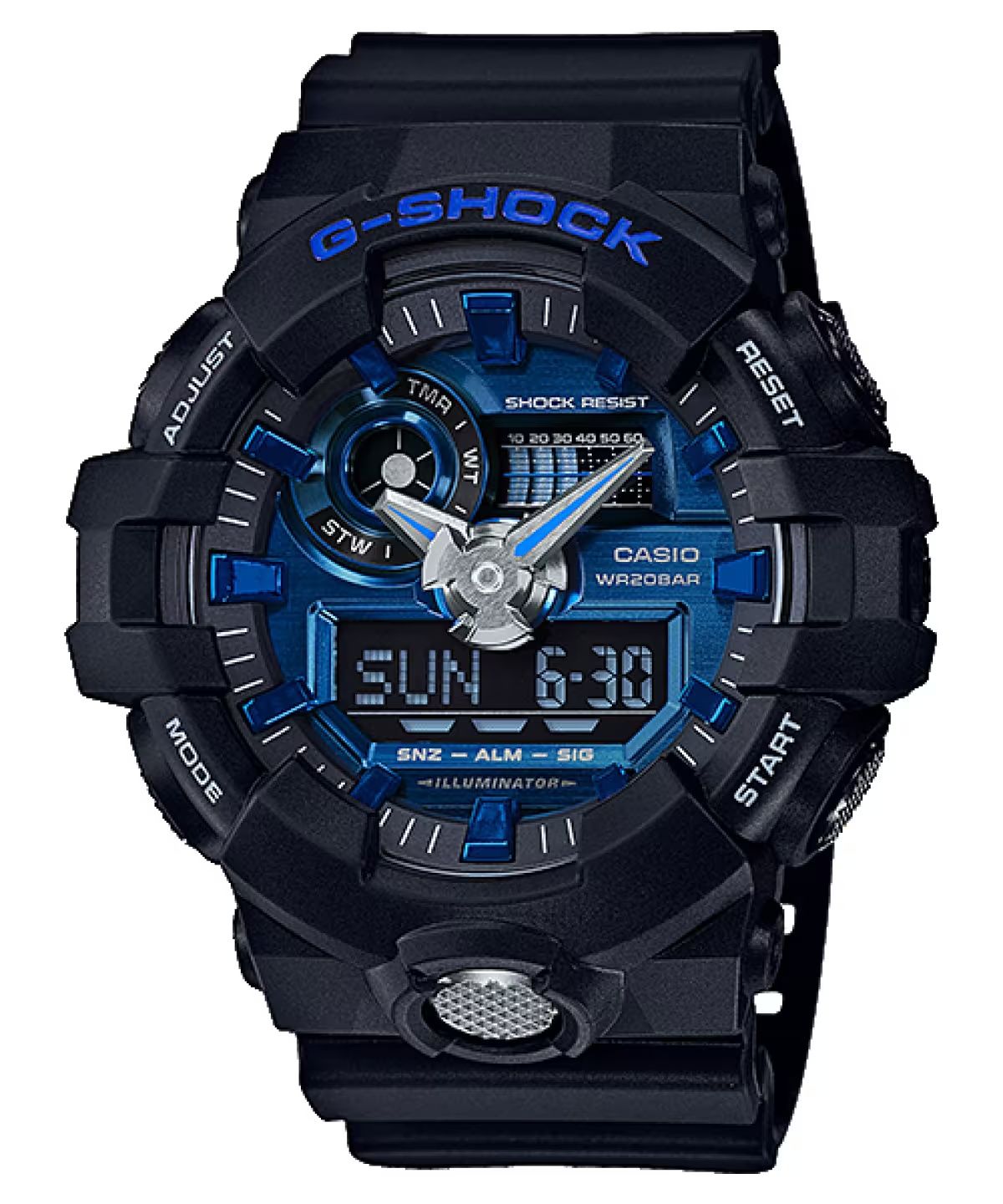 Relógio Casio G-Shock Preto/Azul