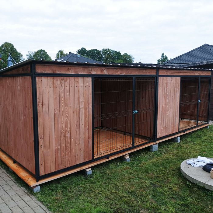 Kojce dla Psów klatki boxy schowki drewniane transport montaż w cenie