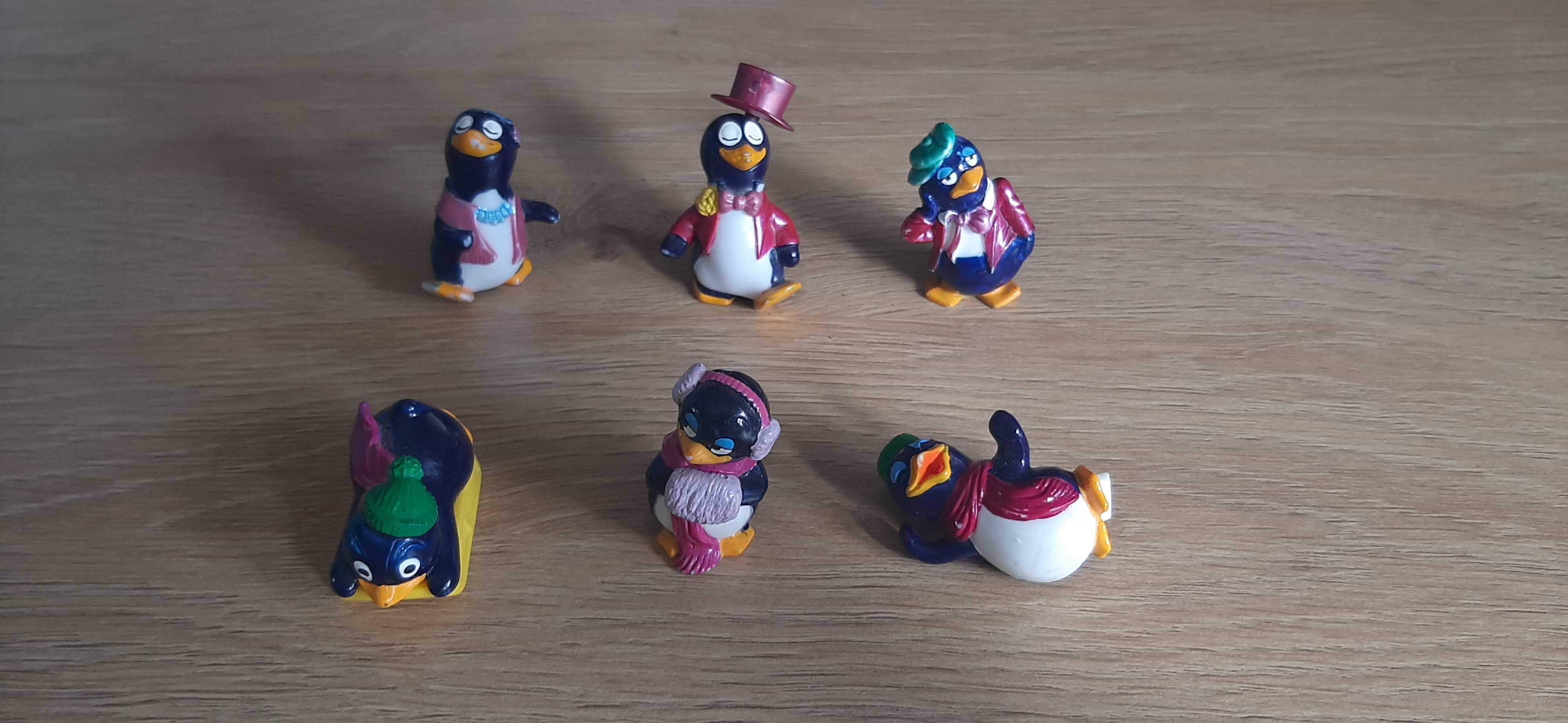 Figurki kolekcjonerskie Kinder Ferrero- pingwiny 90'