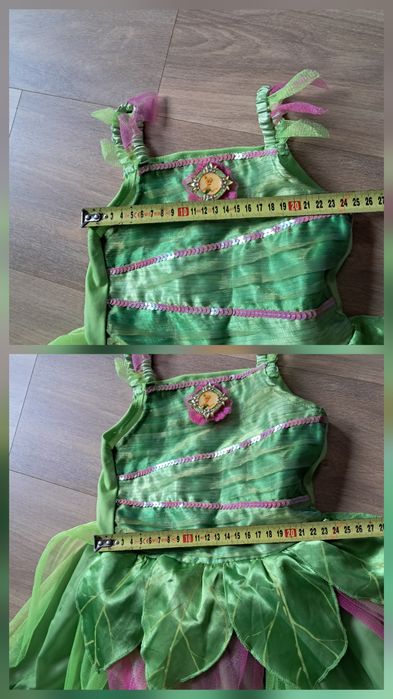 Dzwoneczek disney sukienka strój przebranie 98-104