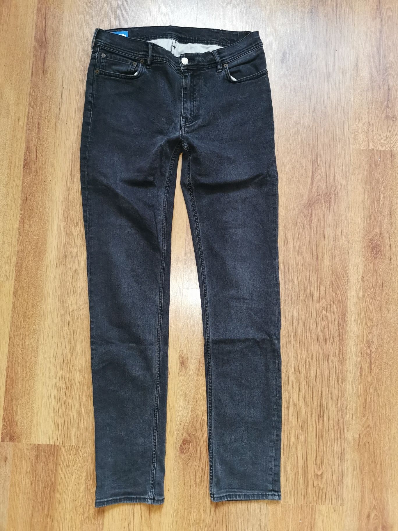 Acne Studios Bla Konst North Used Slim jeansy spodnie jeansowe W31 L32