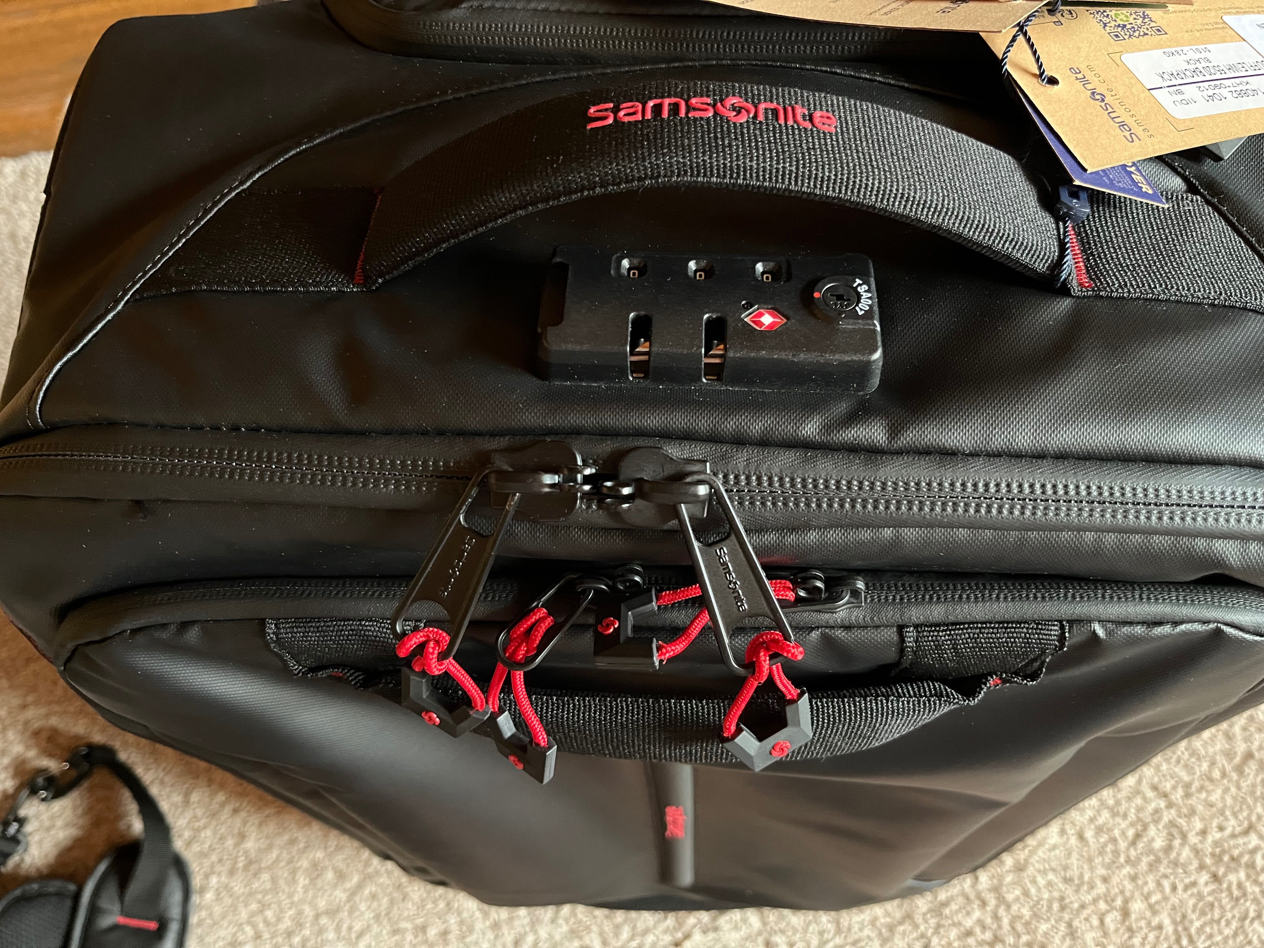 Walizka Samsonite Ecodiver Duffle Backpack czarny kolor