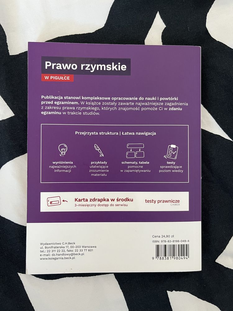 prawo rzymskie w pigułce C. H. Beck