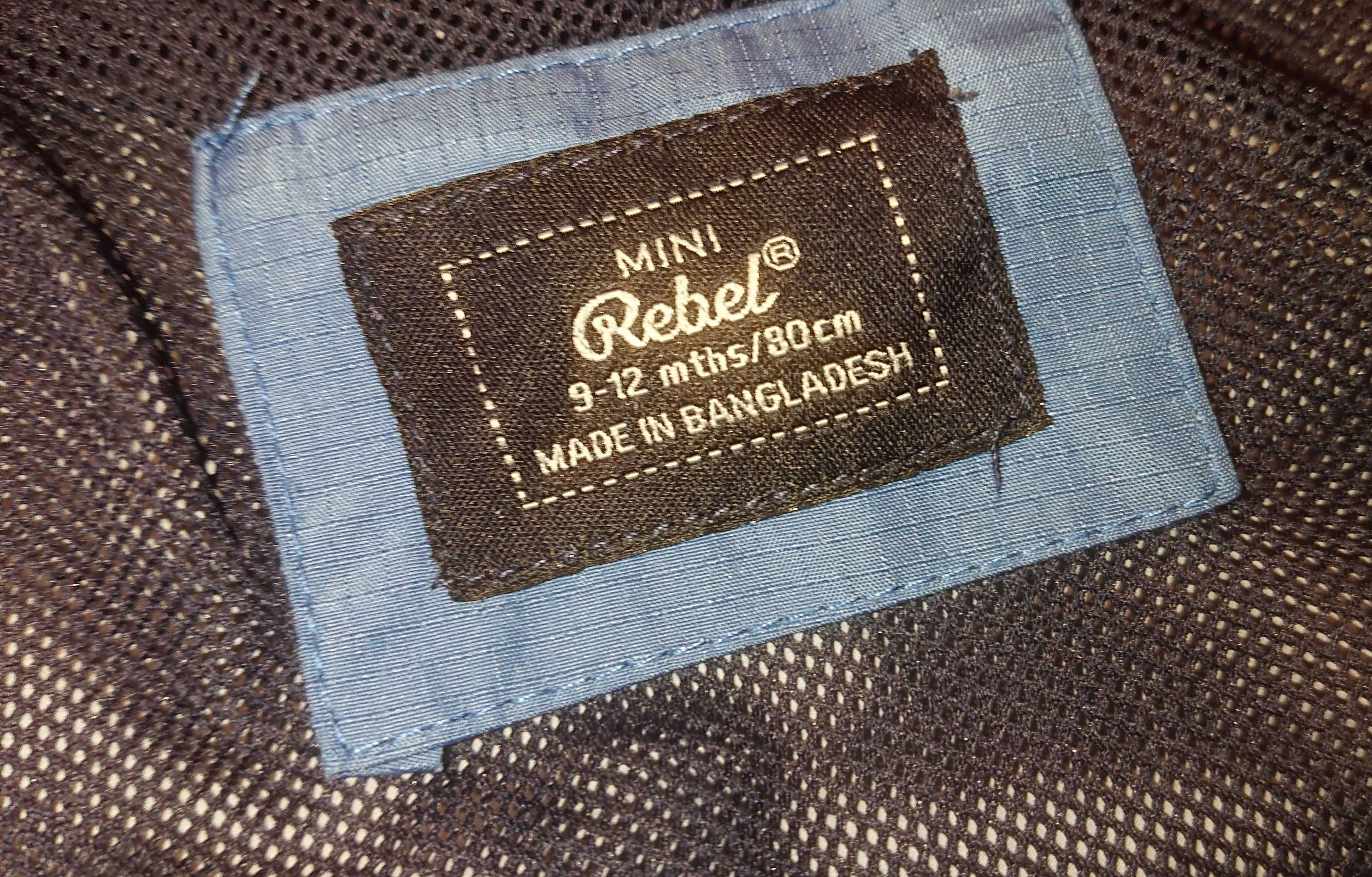 Mini Rebel r. 80 / jesienno - wiosenna kurtka / kurteczka z kapturem