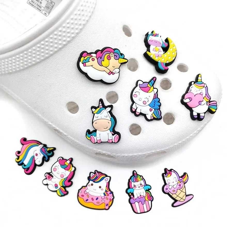 Przypinki do butów crocs prezent UNICORN JEDNOROŻEC sandały basen pin