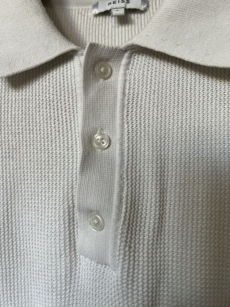 Reiss mens polo knit
