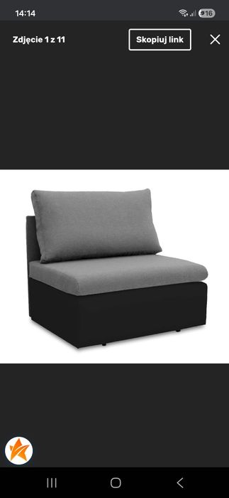 Fotel rozkładany Toledo