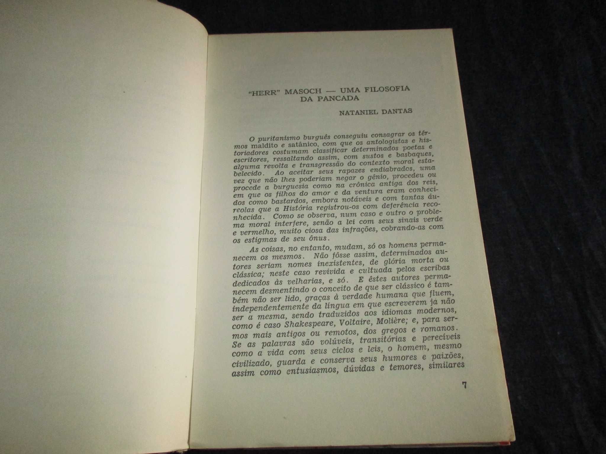 Livro A Vénus Castigadora Sacher-Masoch 1968