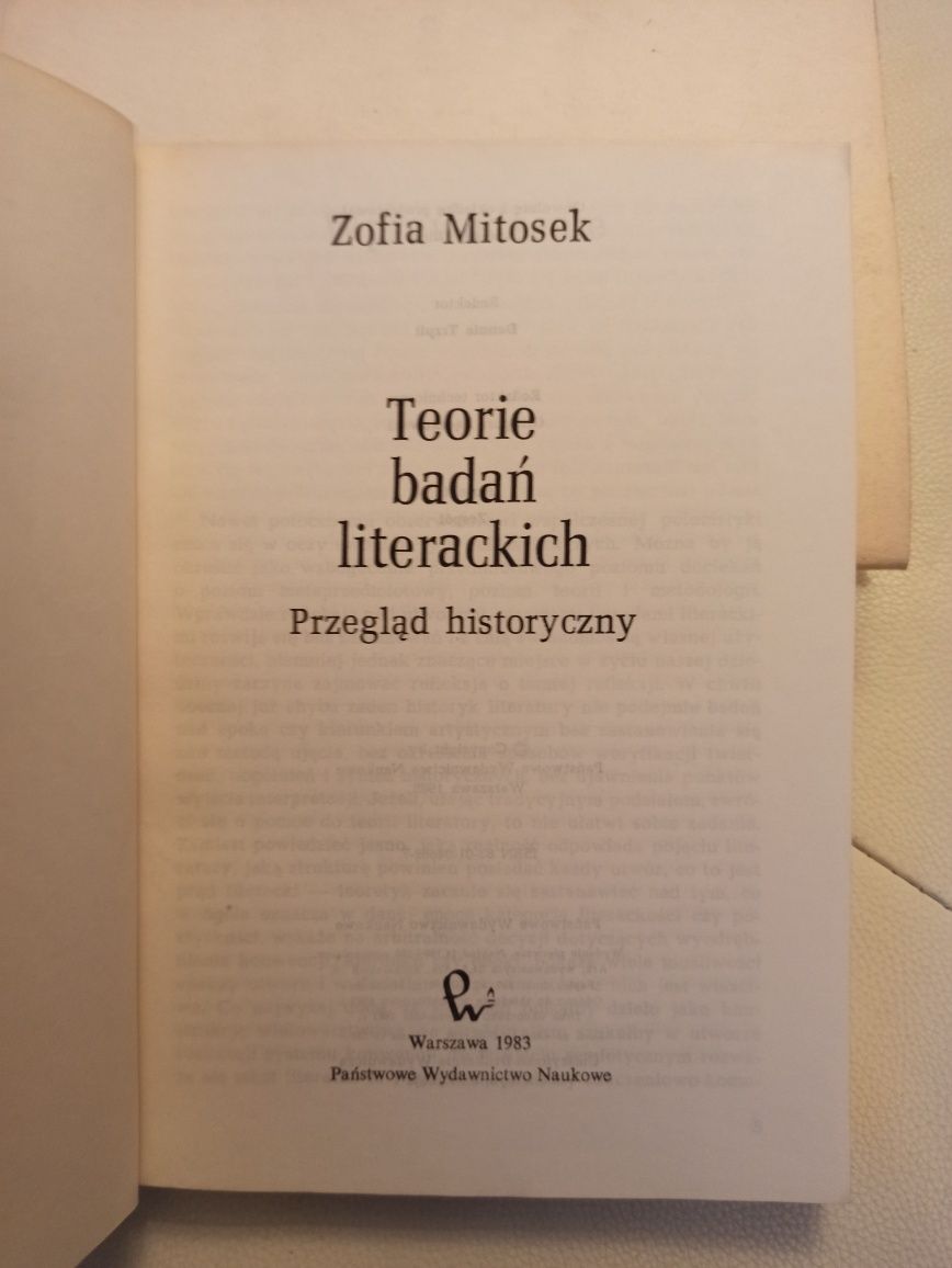 Mitosek teorie badań literackich