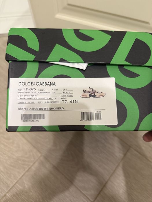 Dolce Gabbana кросівки 41 - 42 нові