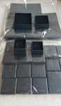 54 uni. Embalagens preto liso/caixas peq/sacos papel | PACK ou INDIV