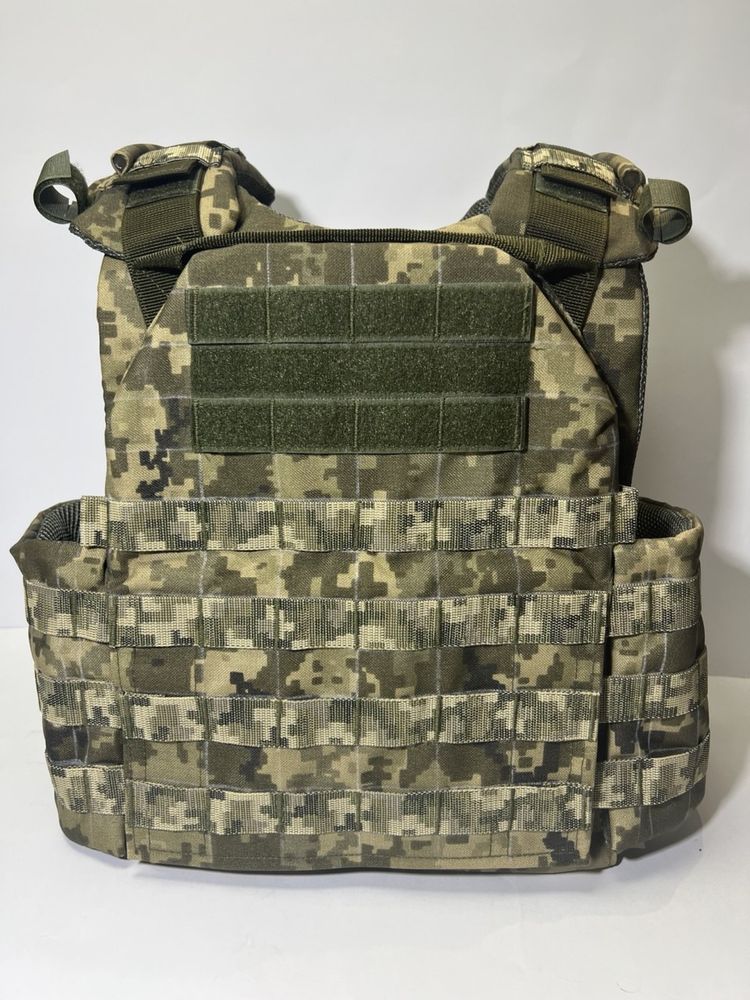 Плитоноска в 3-х кольрах, 4 скиди, кишені під балістику Cordura 1000D.