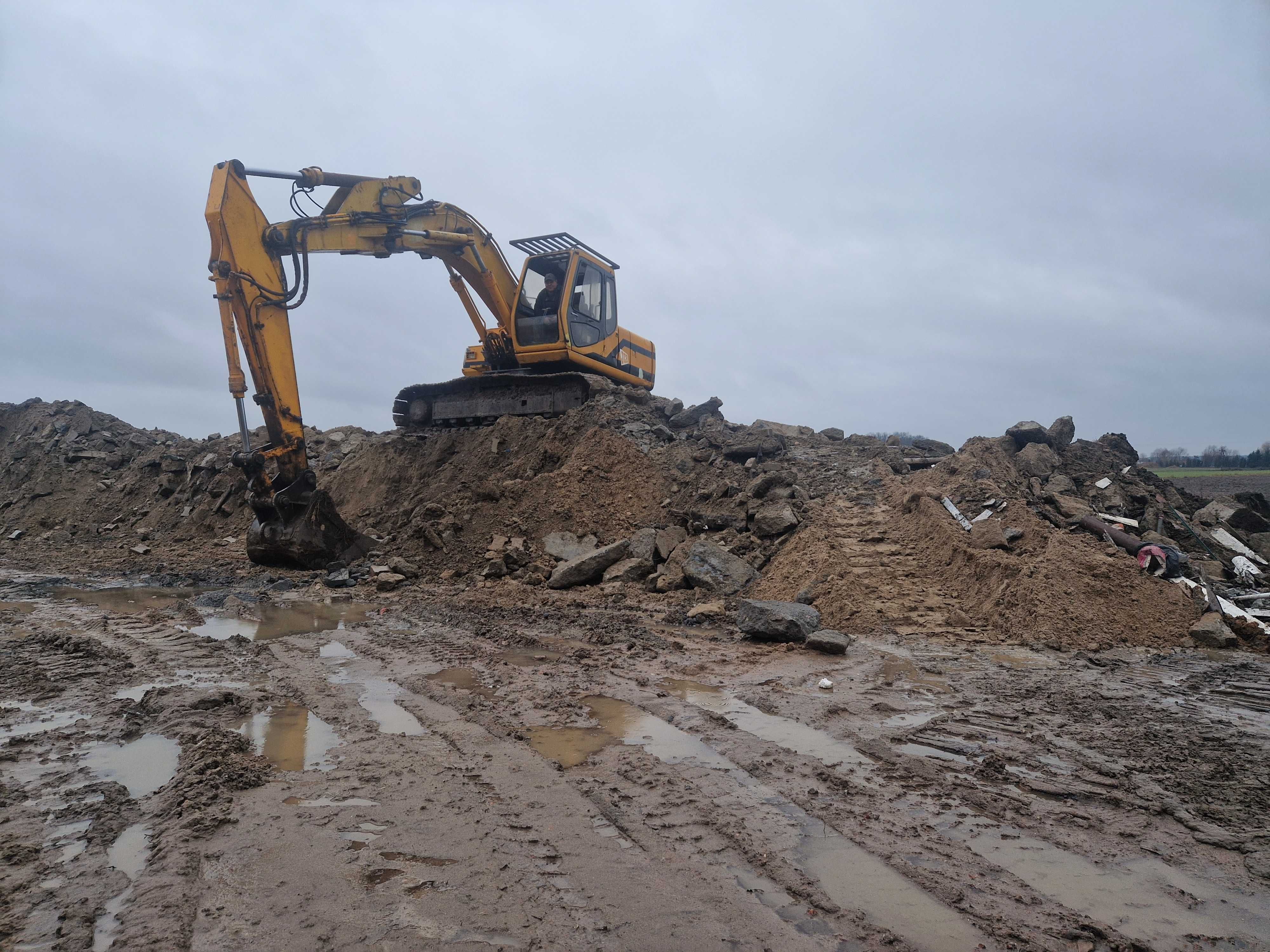 Koparka gąsiennicowa gasienicowa gaska JCB