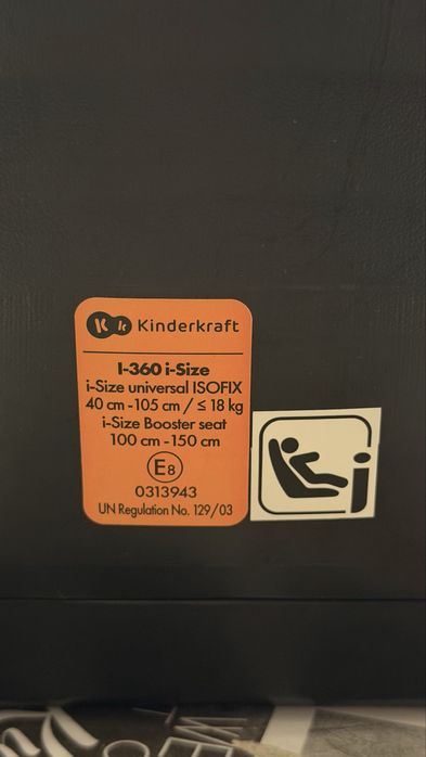 Cadeira Auto Kinderkraft I-360 + Espelho